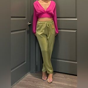 Outfit /elegant pant(small) with long sleeve top(small)